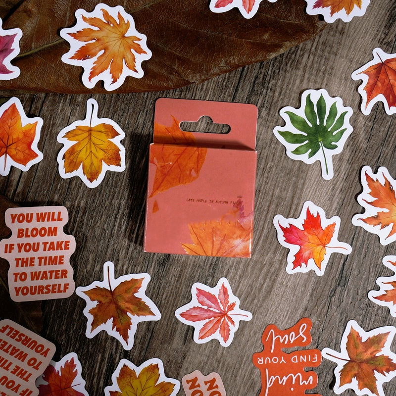 Autumn Leaf Adhesive Stickers