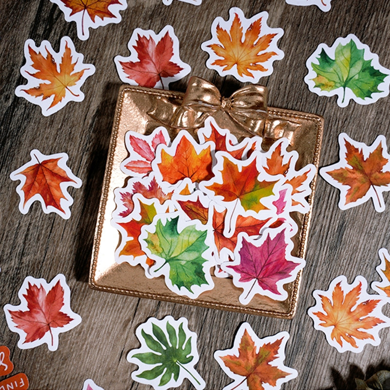 Autumn Leaf Adhesive Stickers