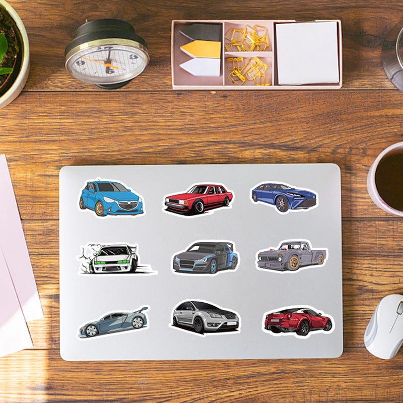 Car Theme Vinyl Stickers