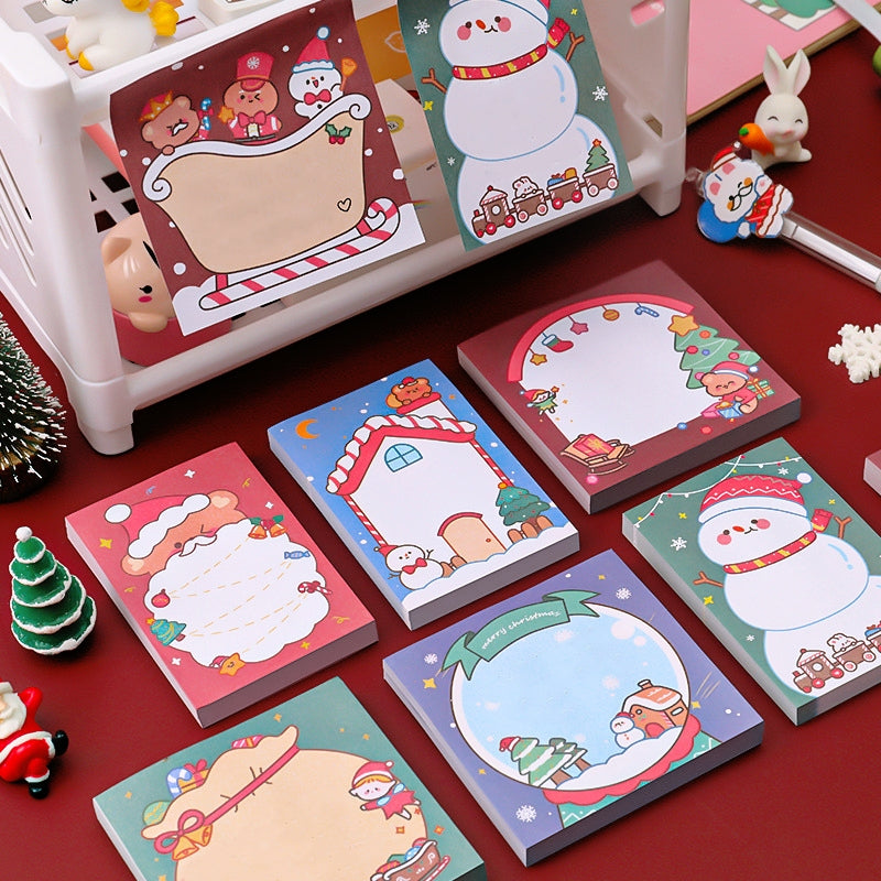 Christmas Cartoon Sticky Notes
