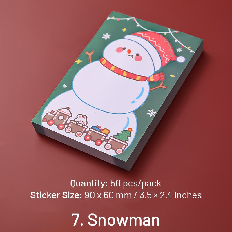 Christmas Cartoon Sticky Notes