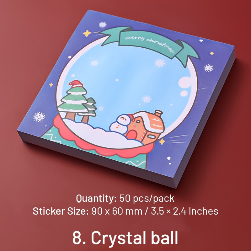 Christmas Cartoon Sticky Notes