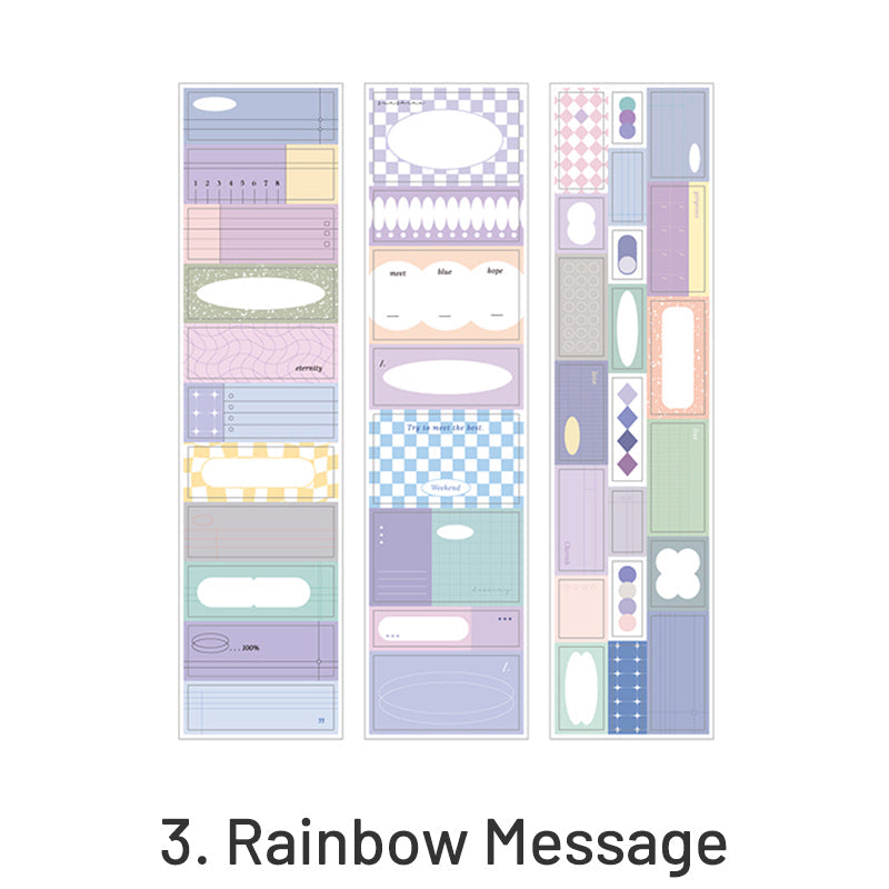 Creative Frame Label Bar Code Adhesive Stickers