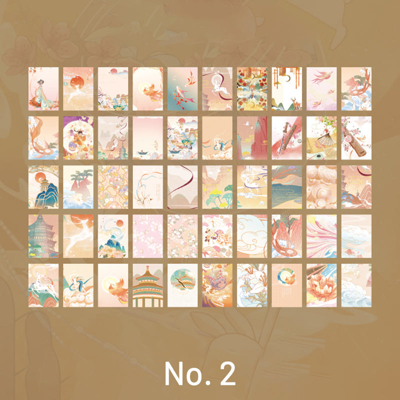 Creative Traditional Chinese Style Beauties Washi Sticker Book