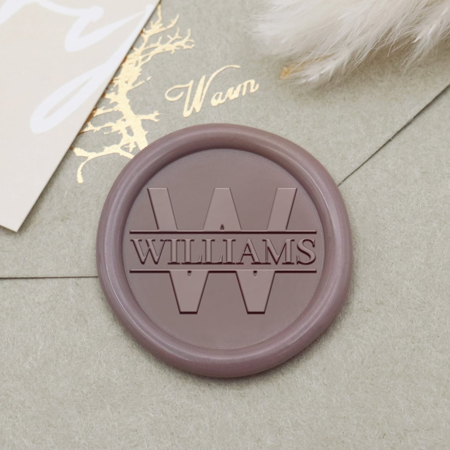 Custom Banner Name Wax Seal Stamp