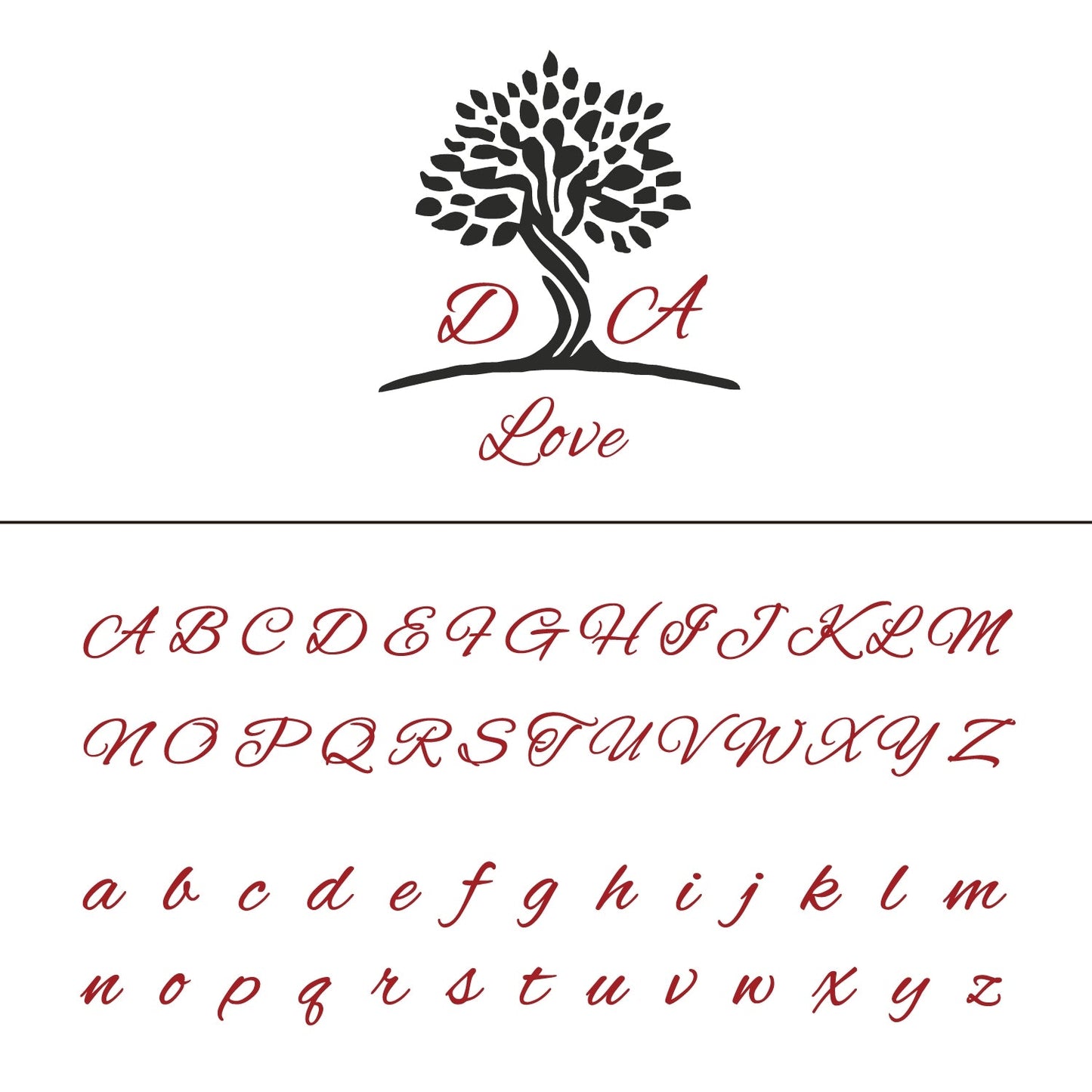 Custom Tree Life Wedding Monogram Wax Seal Stamp