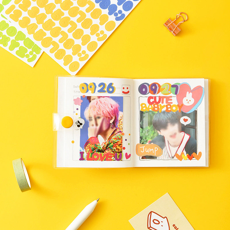 Numbers & Letters Duet DIY Adhesive Stickers