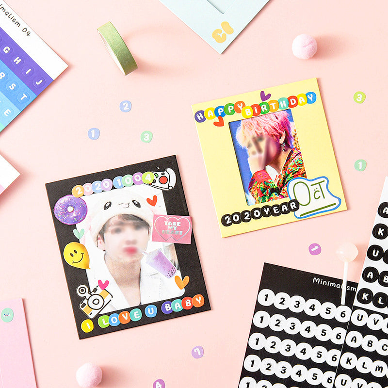 Numbers & Letters Duet DIY Adhesive Stickers