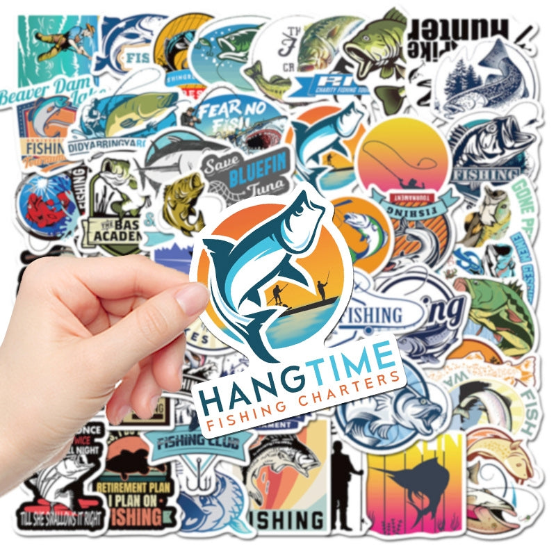 Outdoor Fishing Vinyl Stickers