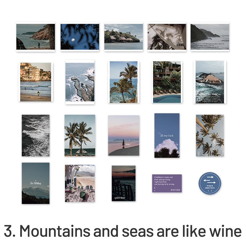 Romantic World Landscape Adhesive Sticker Pack