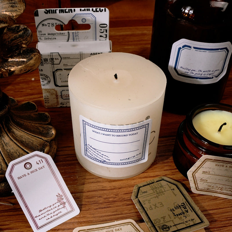 Vintage Label Boxed Stickers