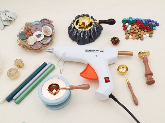 Productiestappen voor lakzegels - Stempelafdrukken