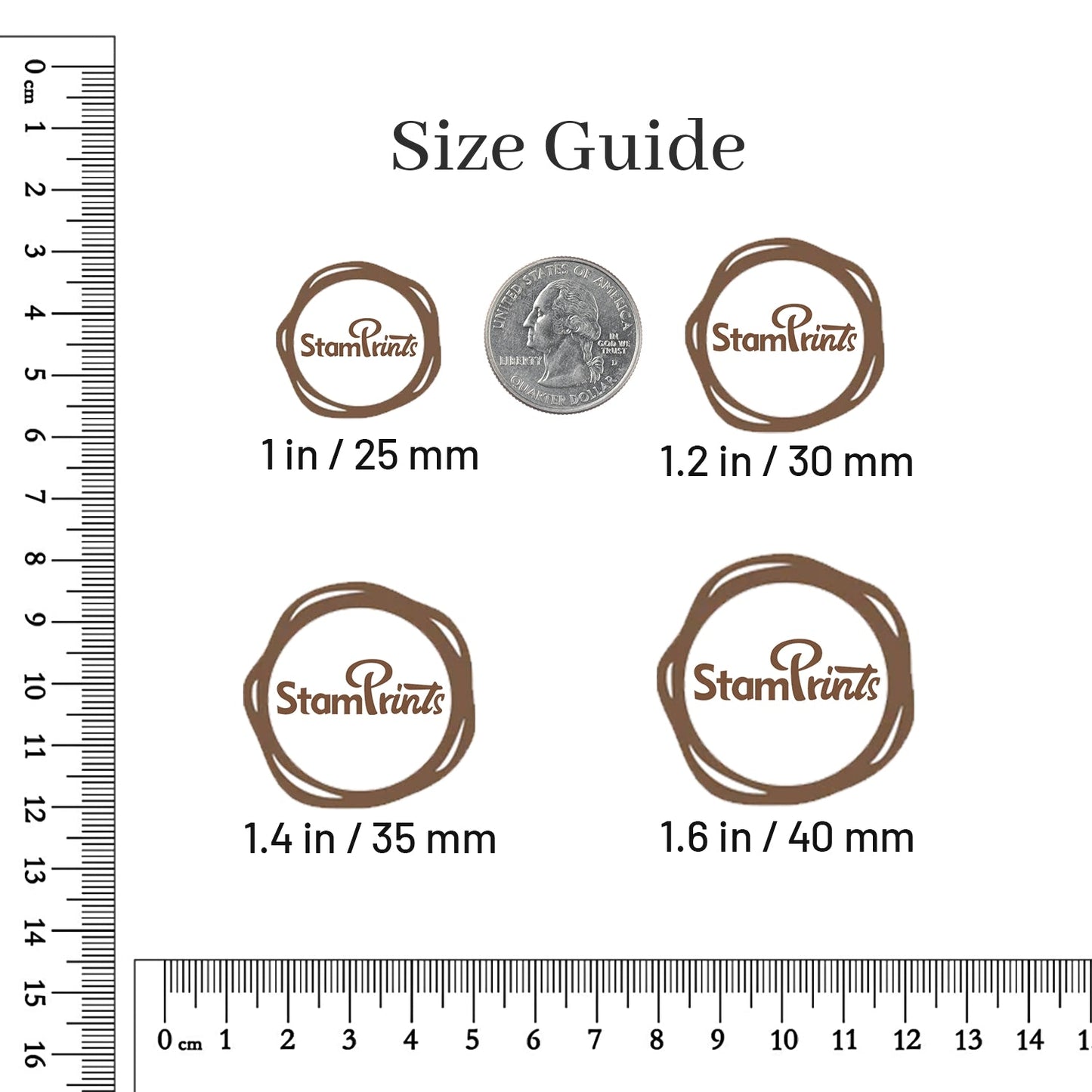 Custom Classic Pattern Name Wax Seal Stamp