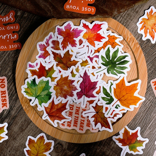 Autumn Leaf Adhesive Stickers