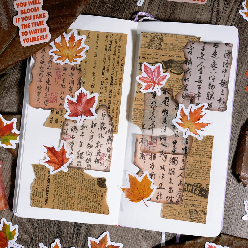 Autumn Leaf Adhesive Stickers