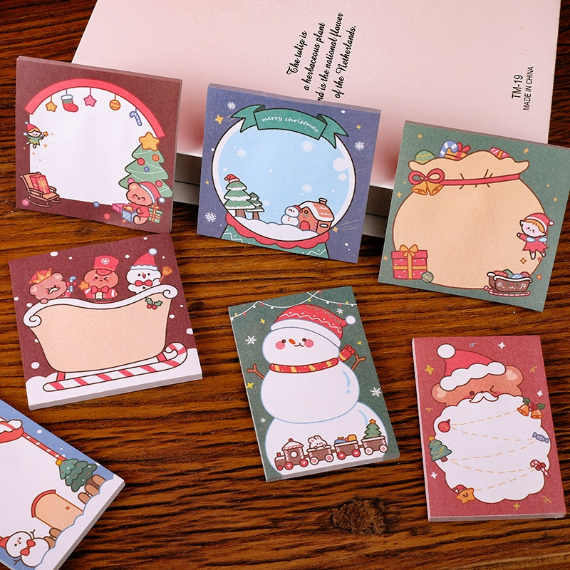 Christmas Cartoon Sticky Notes