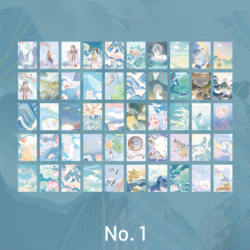 Creative Traditional Chinese Style Beauties Washi Sticker Book