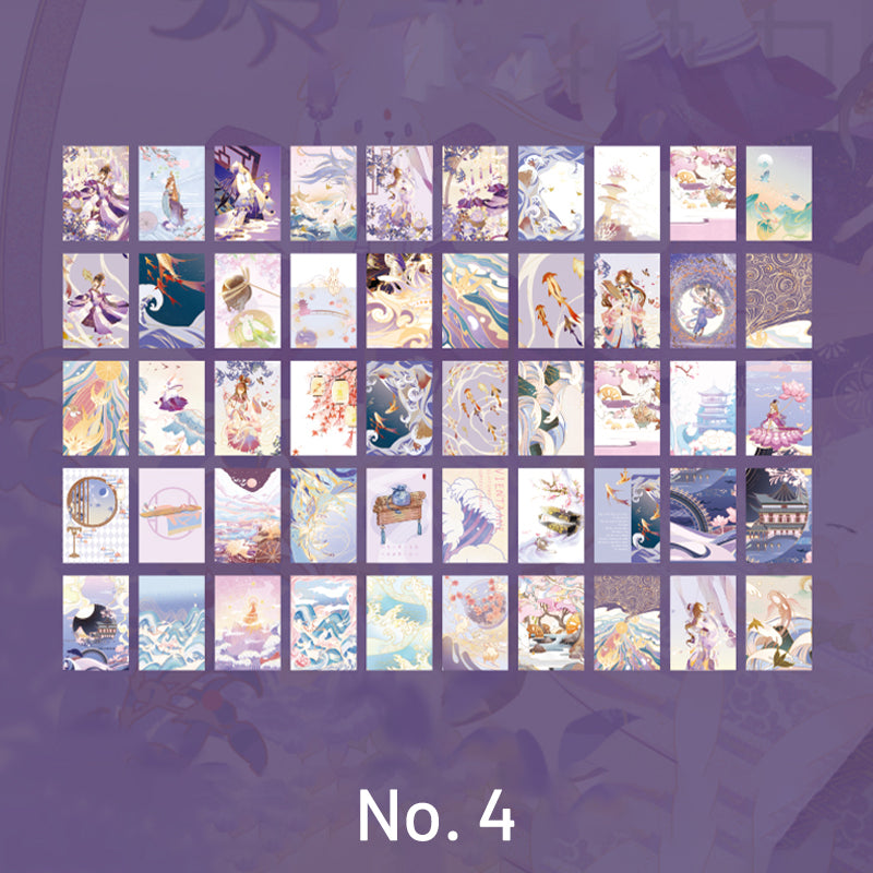 Creative Traditional Chinese Style Beauties Washi Sticker Book