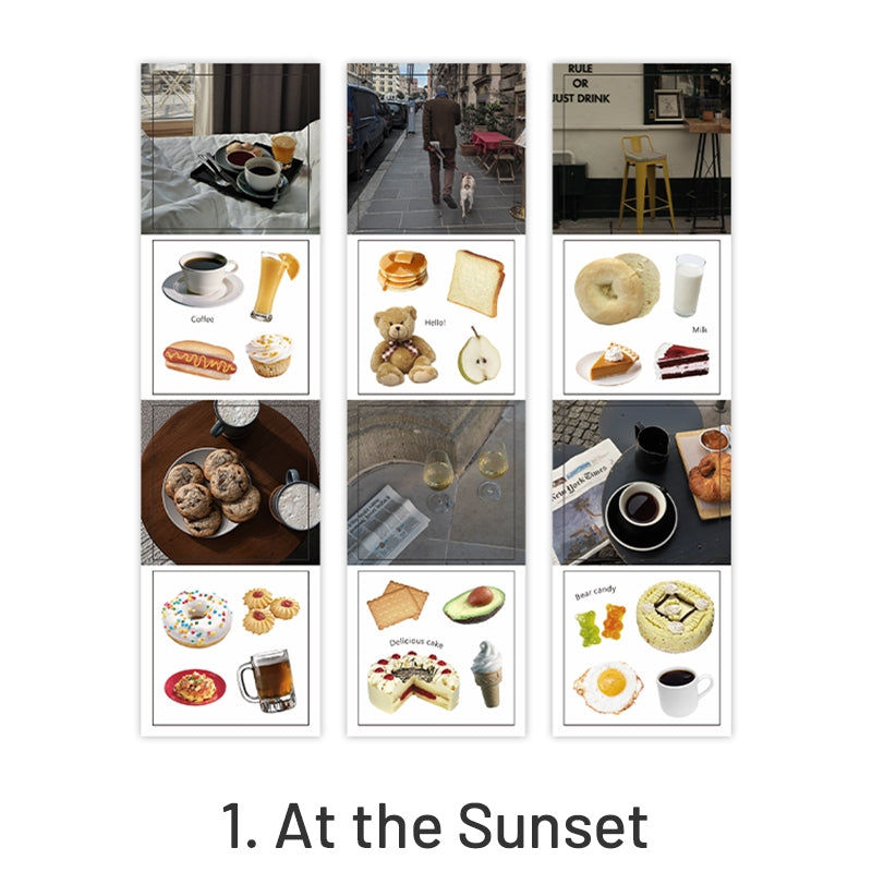 In the World Artistic Scenery Adhesive Stickers