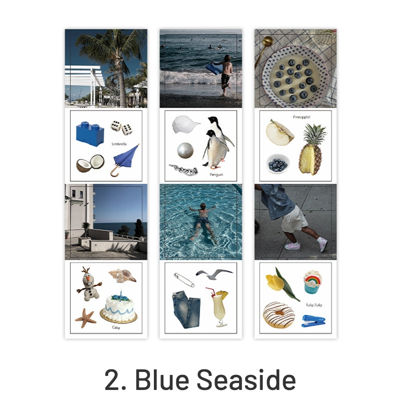 In the World Artistic Scenery Adhesive Stickers