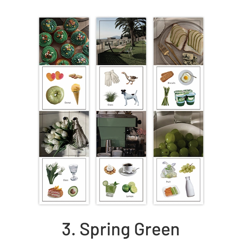 In the World Artistic Scenery Adhesive Stickers