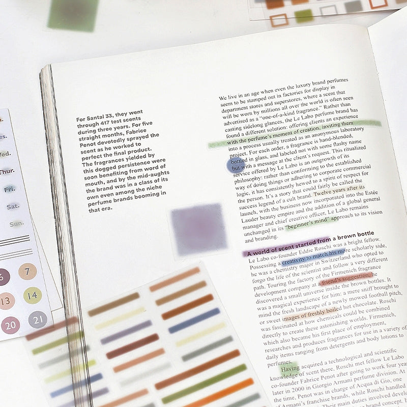 Out of Focus Cosmos Simple Hazy Decorative Stickers