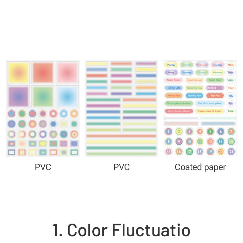 Out of Focus Cosmos Simple Hazy Decorative Stickers