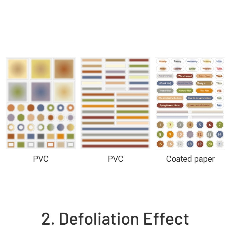 Out of Focus Cosmos Simple Hazy Decorative Stickers