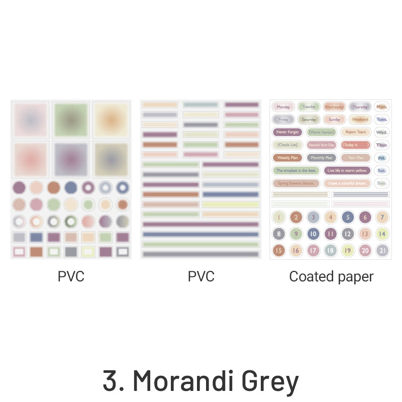 Out of Focus Cosmos Simple Hazy Decorative Stickers