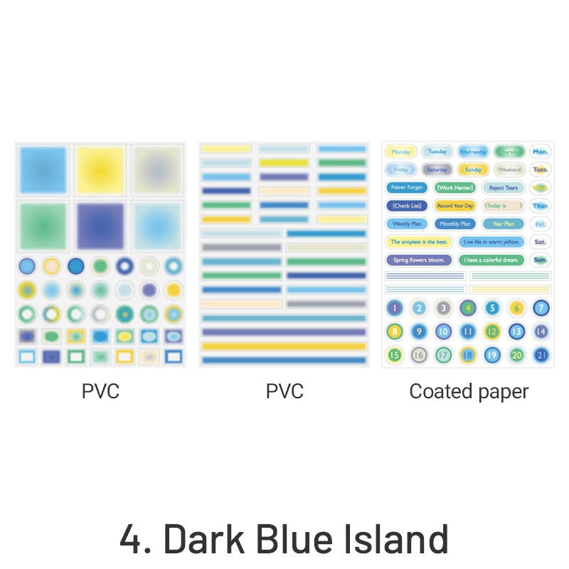 Out of Focus Cosmos Simple Hazy Decorative Stickers