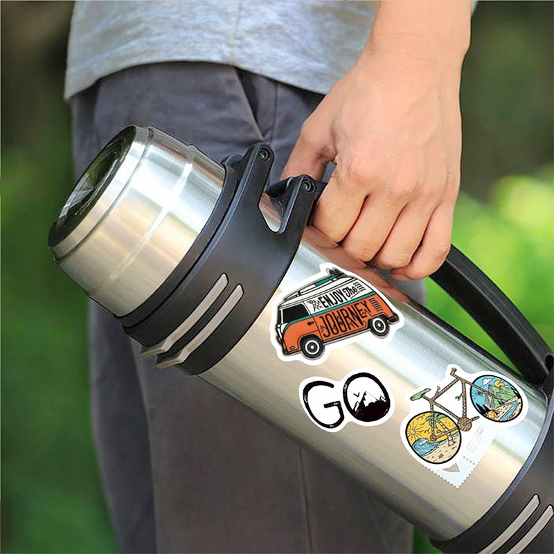 Outdoor Theme Camping Vinyl Stickers