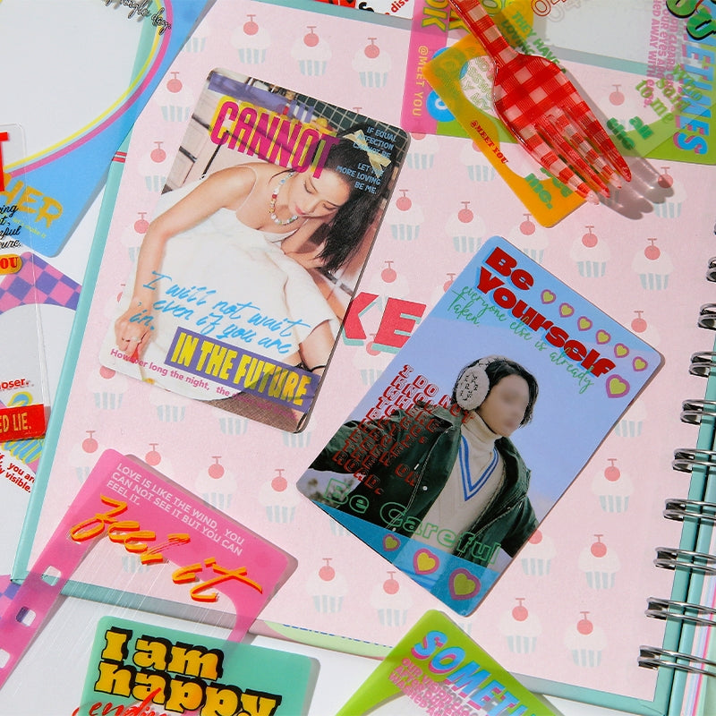 Retro Weekly Magazine Cover Frame Transparent Clear Transparent Stickers