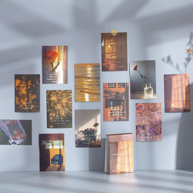 Travel Landscape Sticker Book - Sea, Moon, Forest, Sky