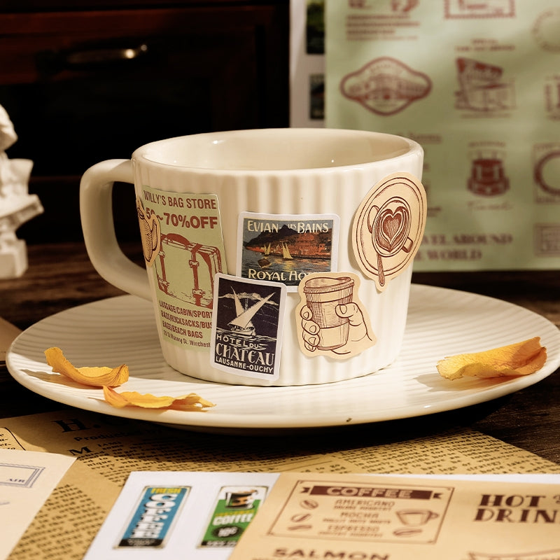 Universal Adventurers Vintage Stamp Stickers