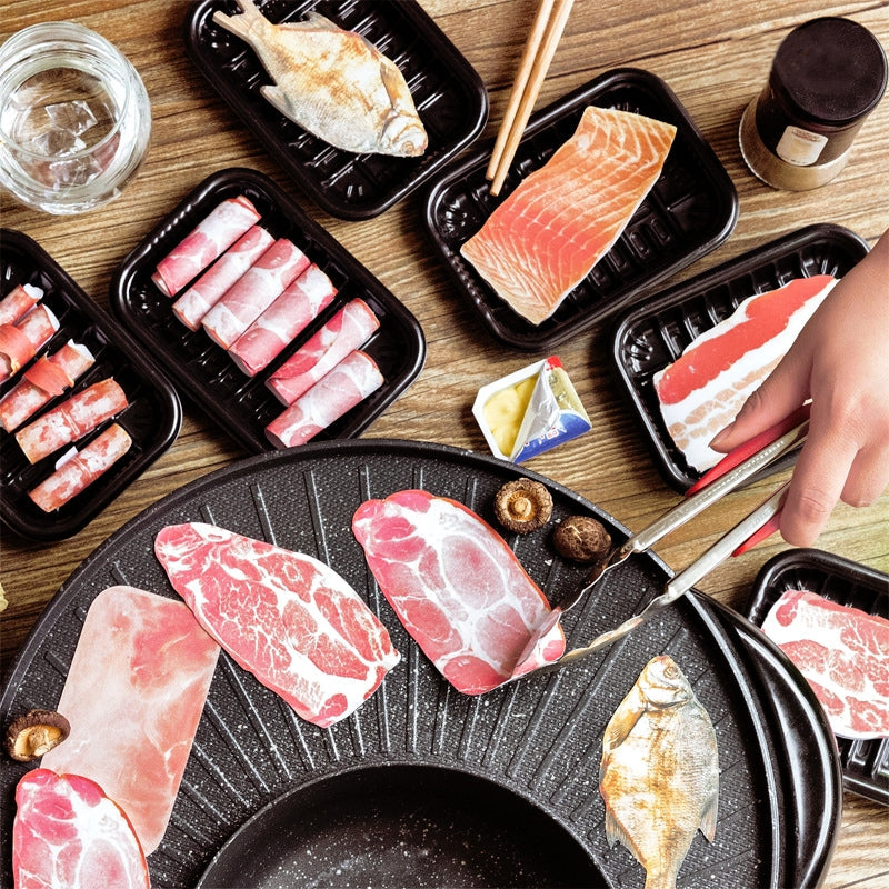 Vivid Artificial Food Two-Side Offset Paper