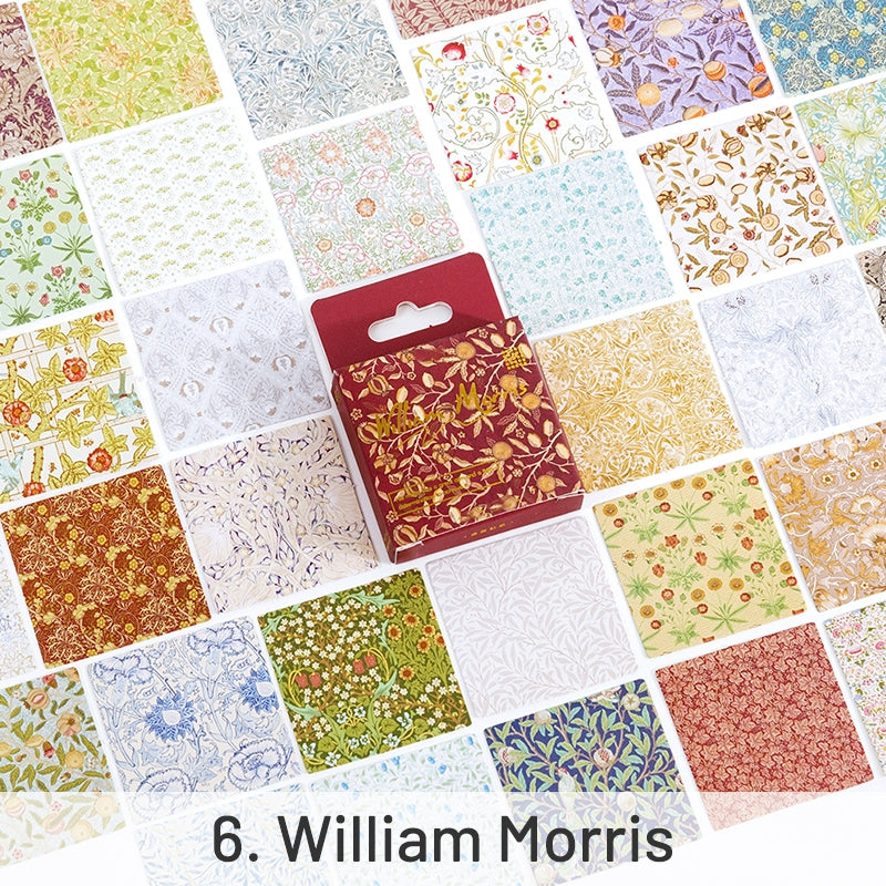 World Masterpieces Stickers - Van Gogh, Hokusai, Da Vinci, Manet, Morris, Monet